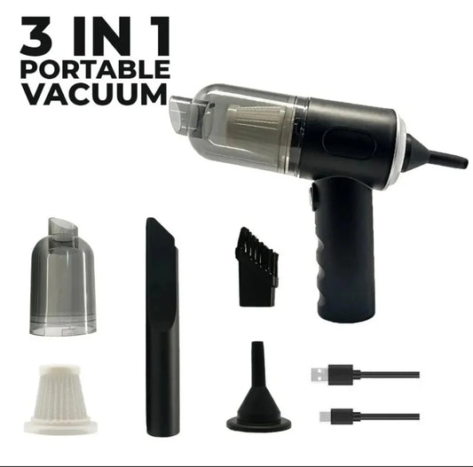 Rechargeable Vacuum Portable Mini 3 in 1 Cleaner for home